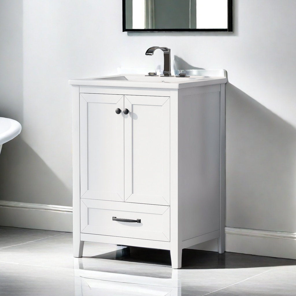 Winston Porter 24" Bathroom Vanity With Sink, Bathroom Vanity